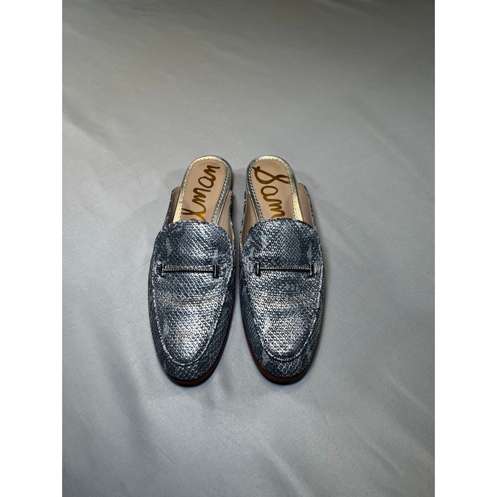Laurna, Silver, SNKPRTLEA Sam Edelman Mule Women's Size 8.5 Pre-Owned